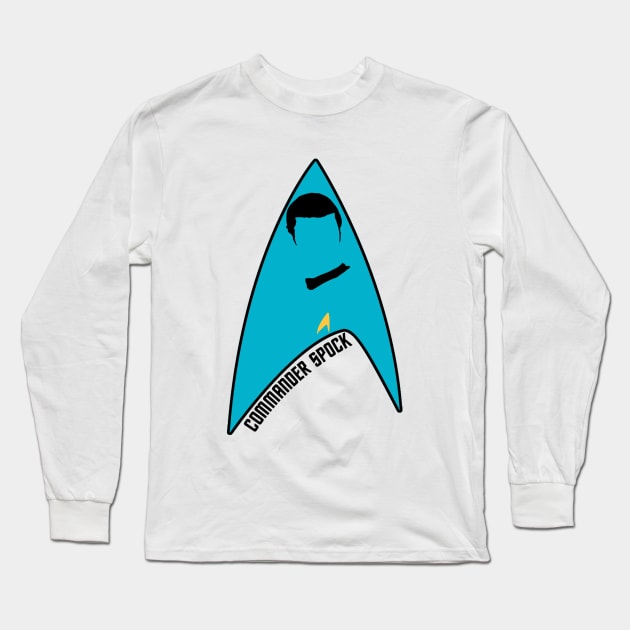 Commander Spock Long Sleeve T-Shirt by Sutilmente